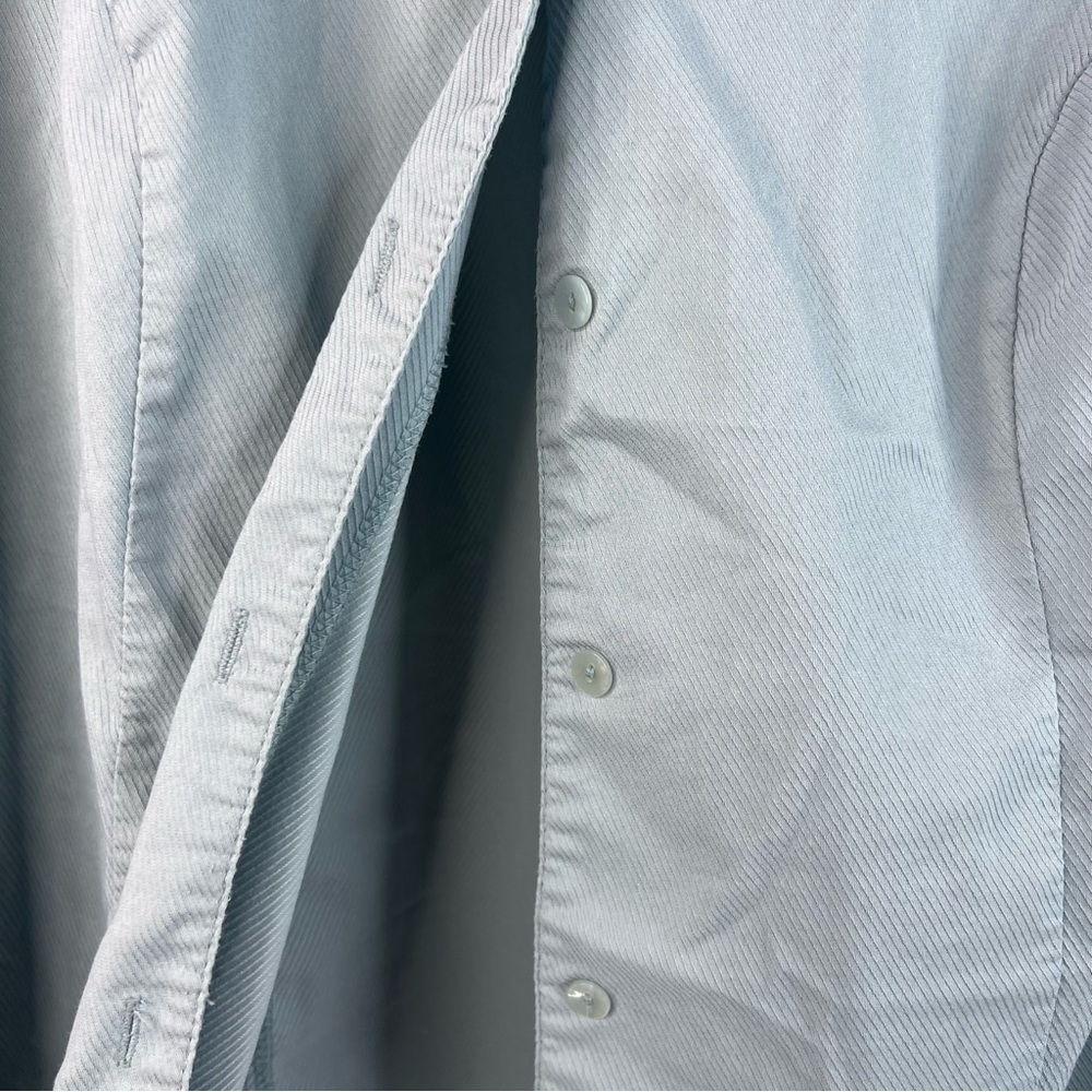 Venezia jeans clothing co shirt button down top Light Blue Button-Up stripes - Picture 9 of 14